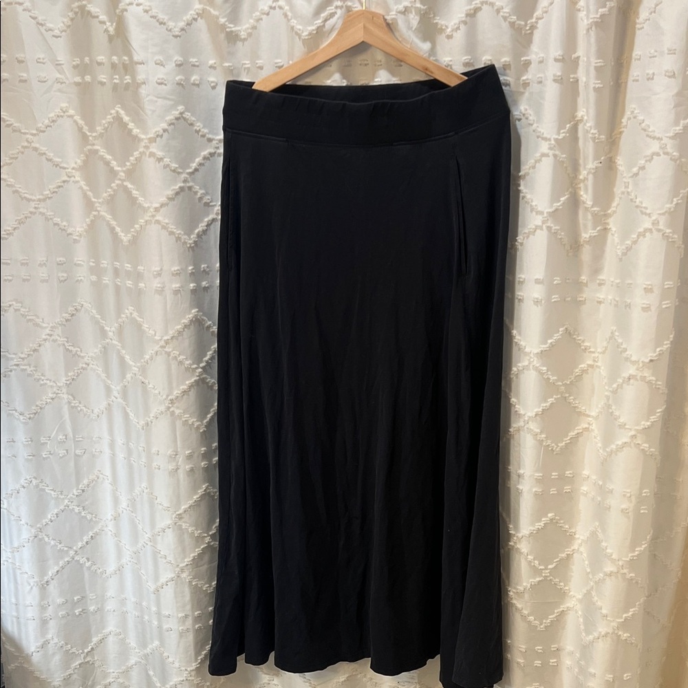 NWT Cotton Black Maxi Skirt